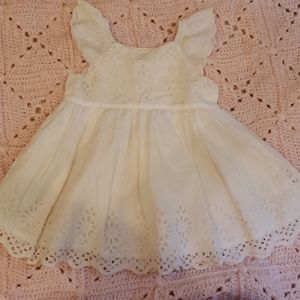 White Eyelet Sun Dress